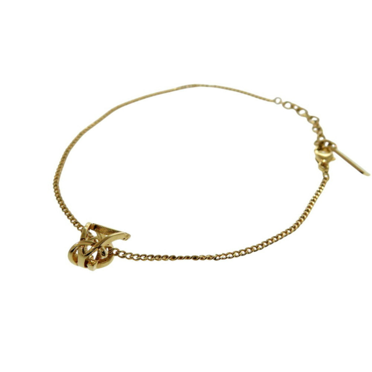 Yves Saint Laurent Opium Monogram Twist Cassandra Bracelet GP Gold 1566YVES SAINT LAURENT — Like New