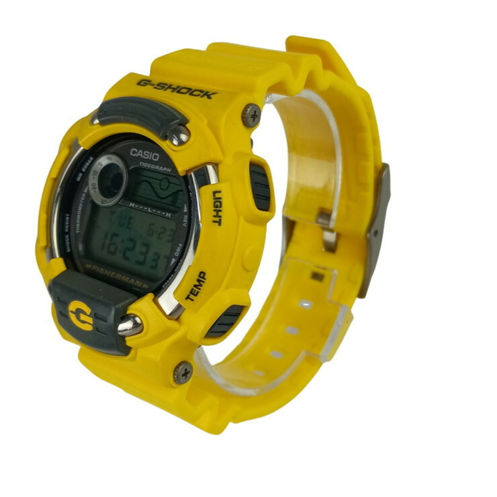 CASIO G-SHOCK Fisherman DW-8600YJ-9T Yellow Resin Titanium Men's Watch — Very Good