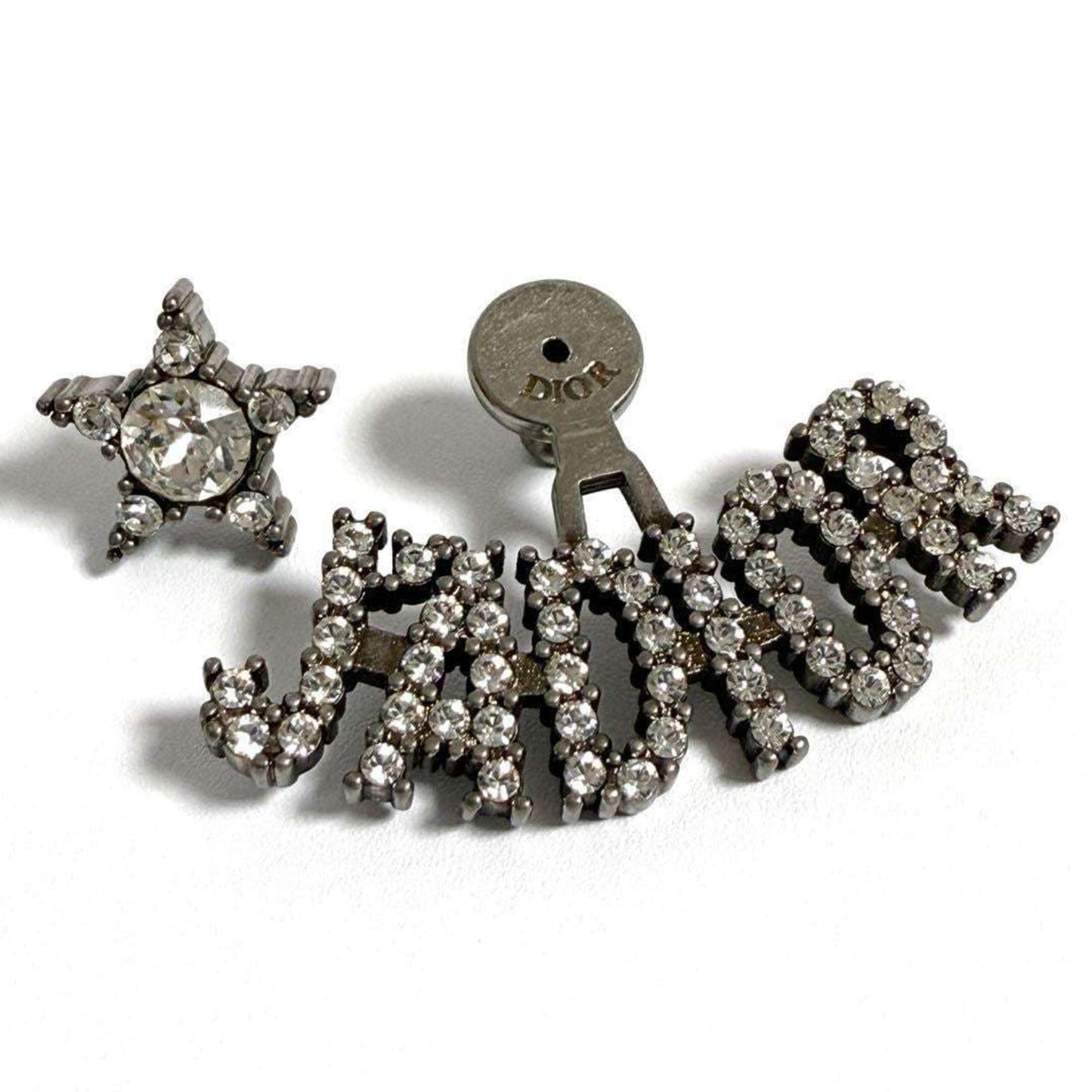 Christian Dior Dior Asymmetrical Stud Earrings B J'adior