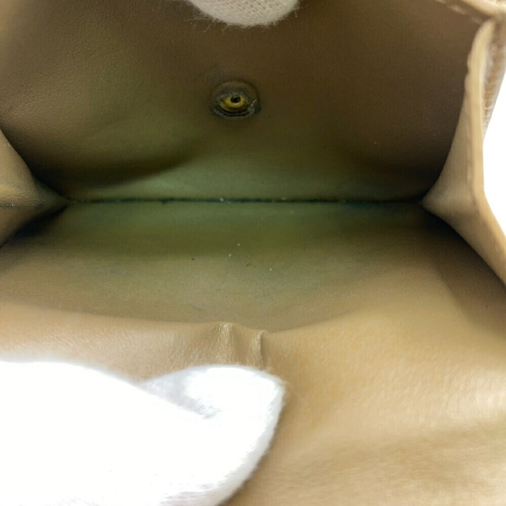 CELINE Trifold Wallet Brown Women's