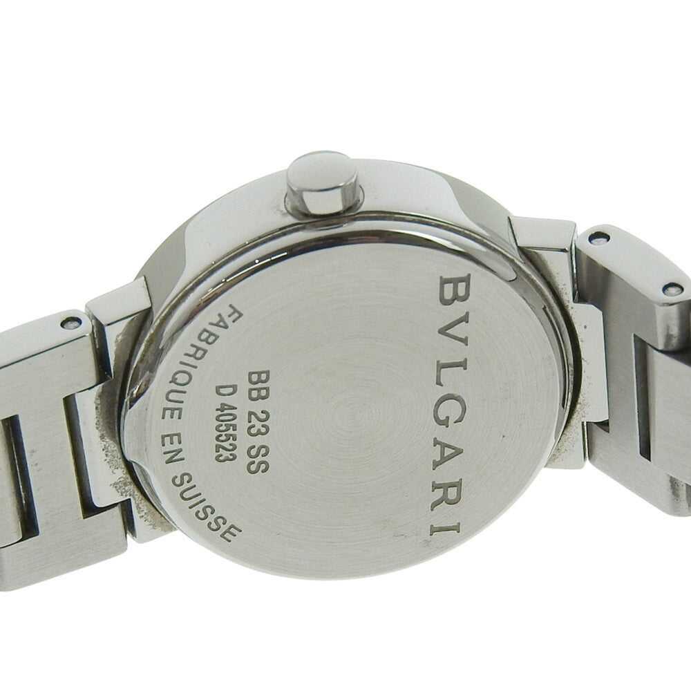 Bvlgari Watch BB23SS Stainless Steel Quartz Analog Display White Dial Women's — Good