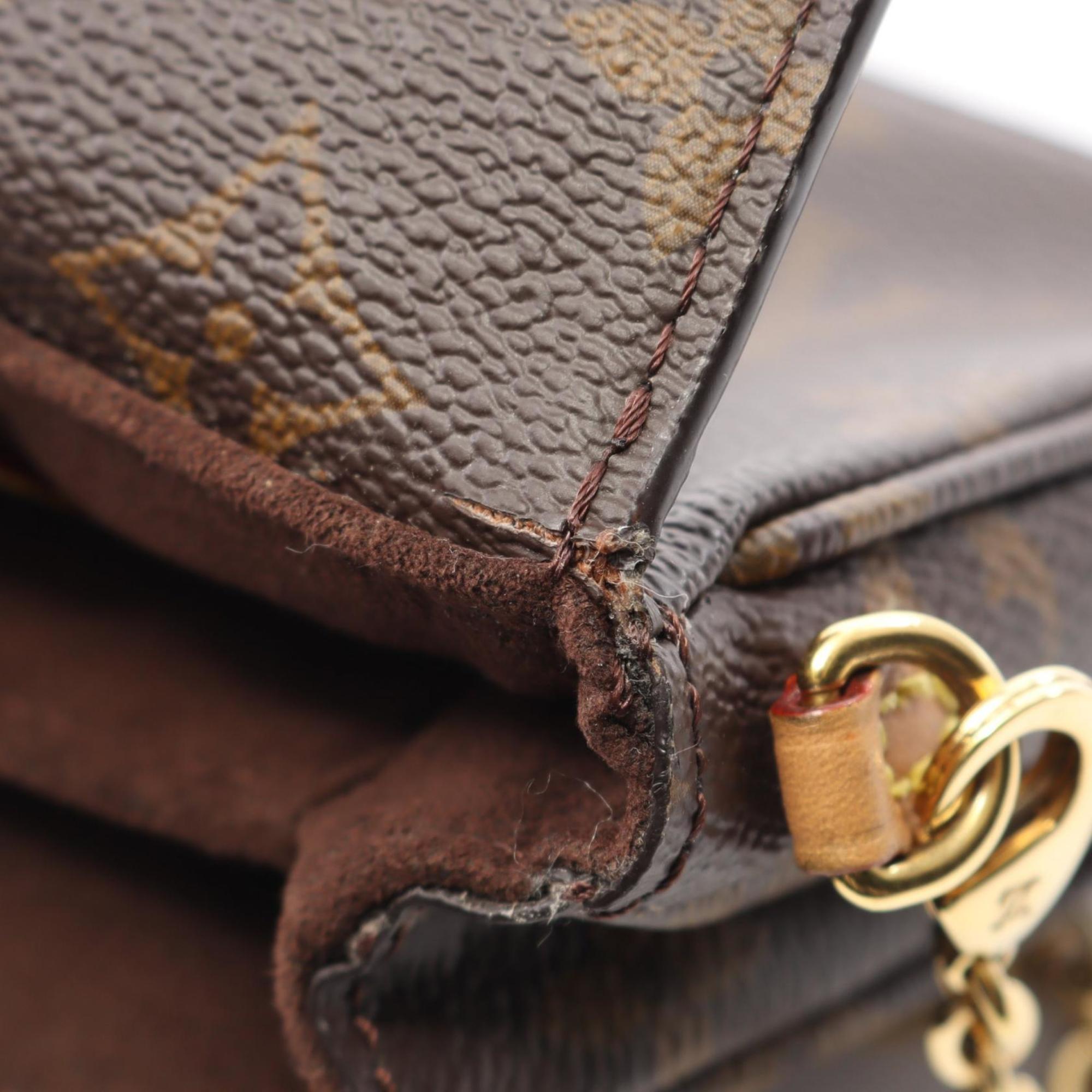 Louis Vuitton Micro Metis Monogram Handbag, Coated Canvas and Leather, Brown, Women's, M81267