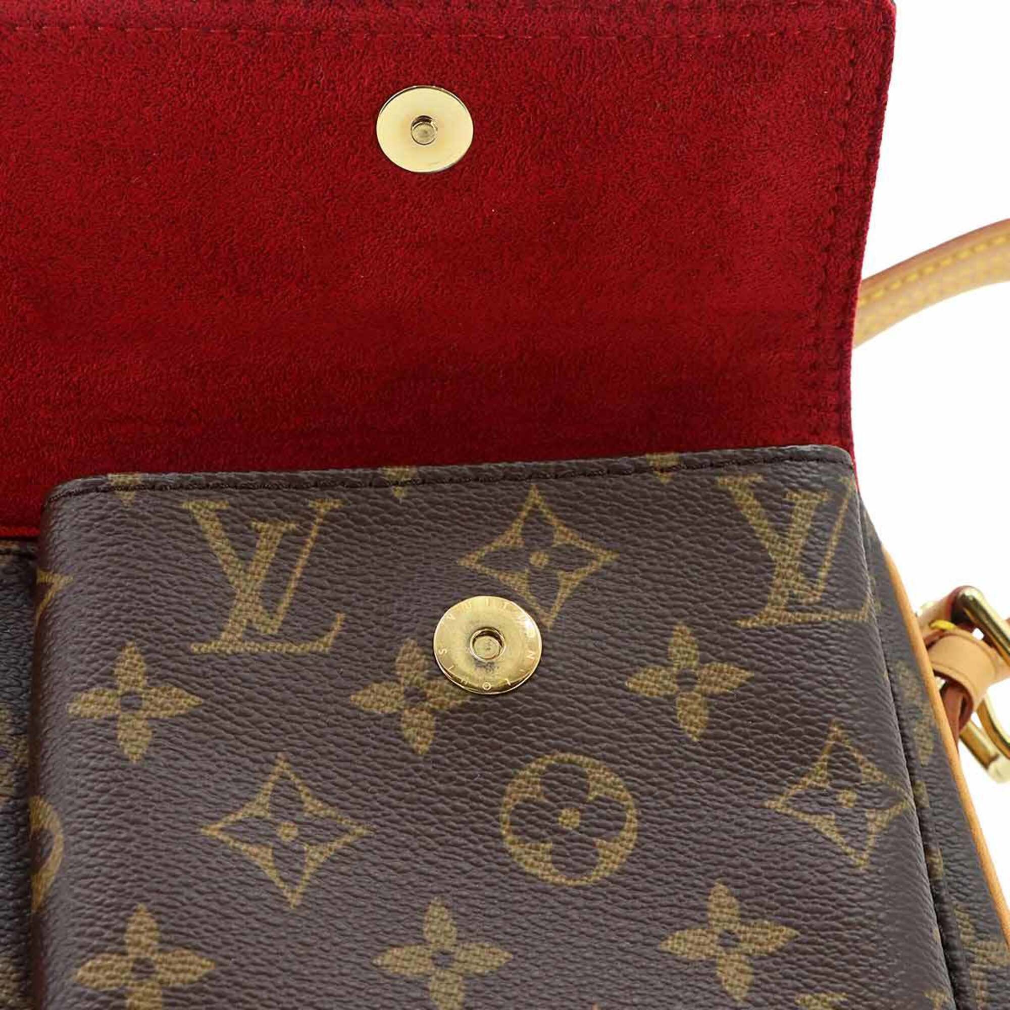 Louis Vuitton Viva Cite MM Monogram Shoulder Handbag, Brown, M51164, Gold Hardware — Like New