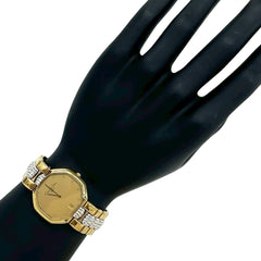 Christian Dior Vintage Octagon Stainless Steel Quartz Wristwatch Gold 31990 — Good