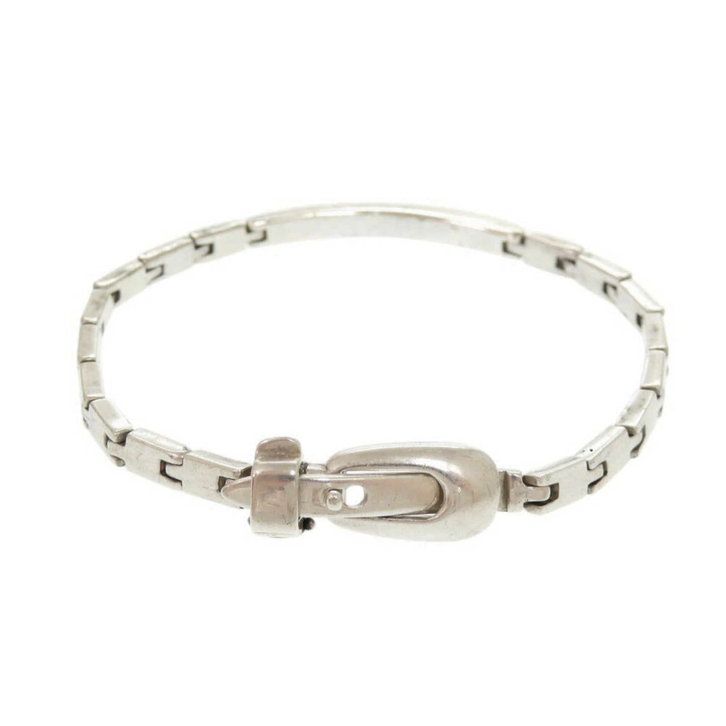 Gucci Belt Design Silver 925 Bracelet 0549GUCCI Men's