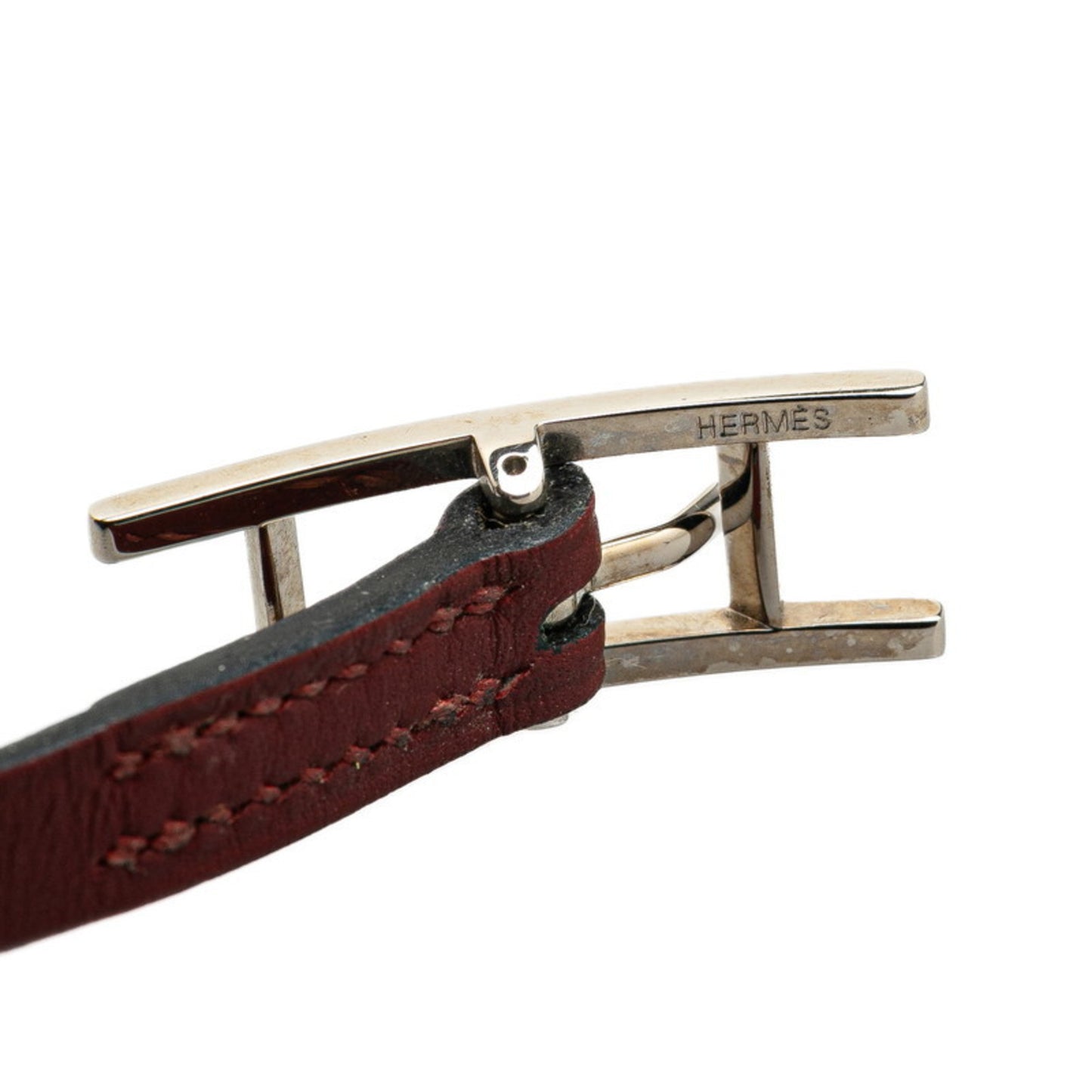 Hermès Api 3 Bracelet, 3-Strand, Wine Red, Bordeaux, Swift, Women's, HERMES