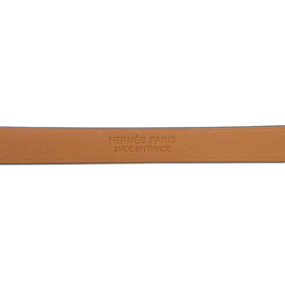 Hermes Mini Kelly Double Tour Bracelet, Bamboo, Chevre Mysore, U stamp, Size T2 — Like New