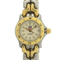 TAG Heuer Cell Series S95.708 SS Ivory Quartz Watch Silver Gold 0395TAG HEUER — Good