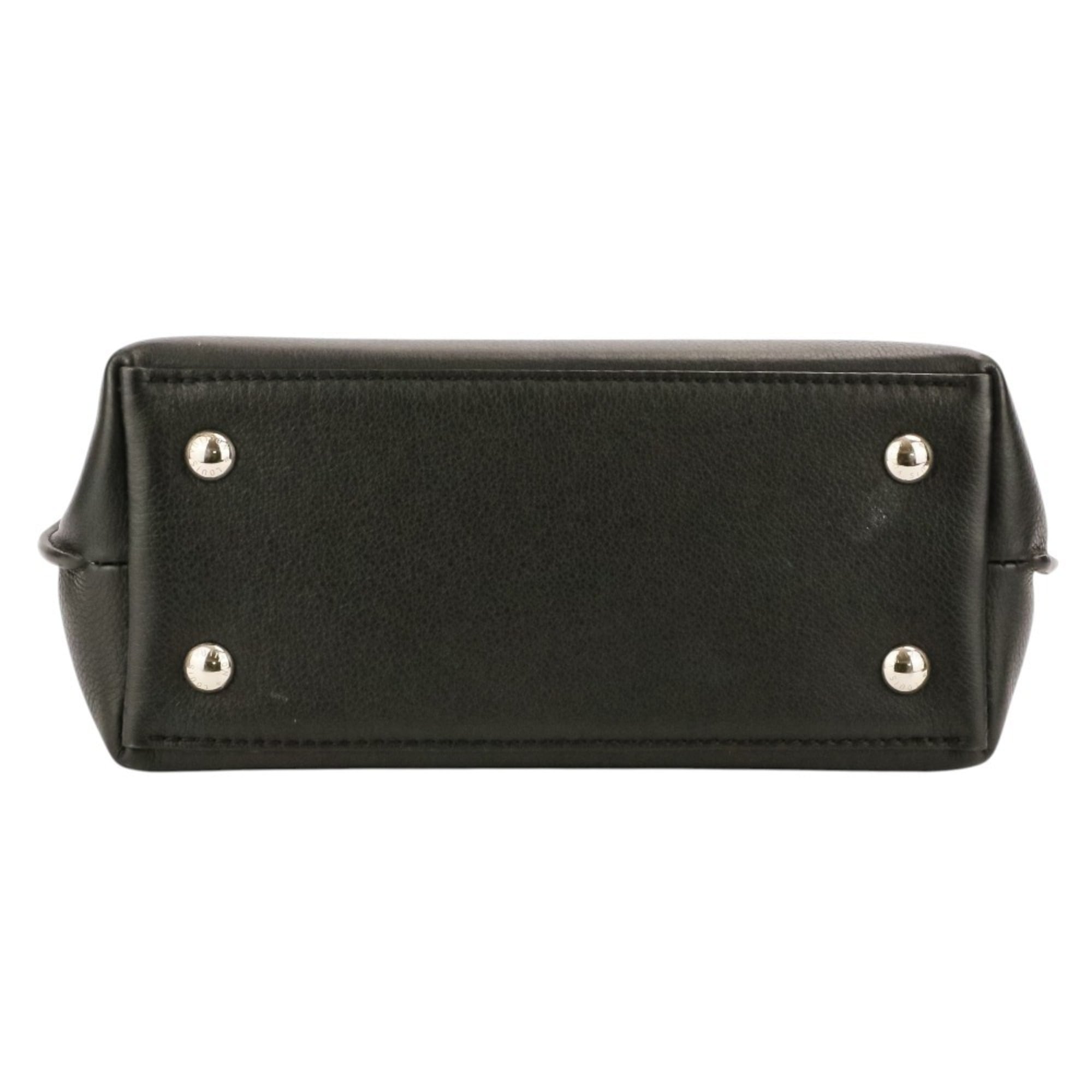 Louis Vuitton Lockme Ever MINI 2-way Leather Handbag/Shoulder Bag M20997 Black Women's — Like New