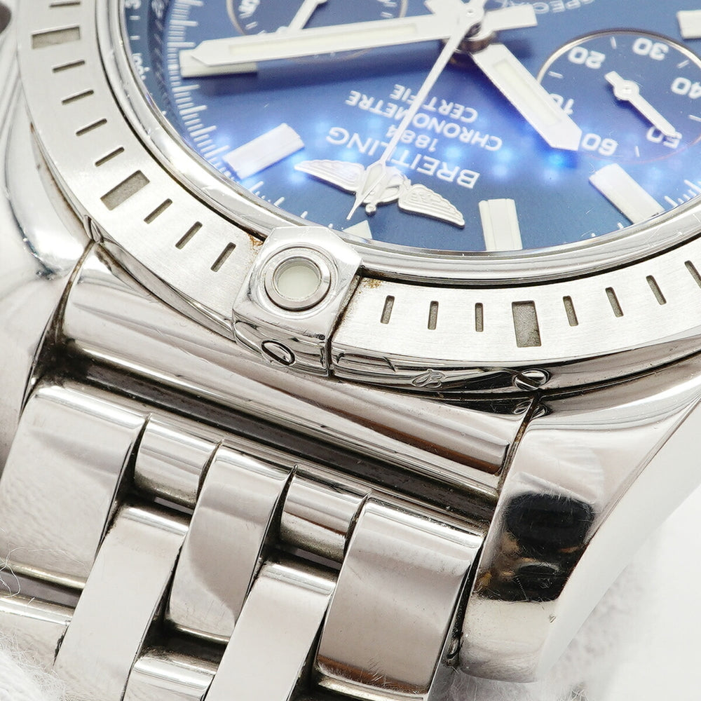 Breitling Chronomat 44 AB0115 Blue Dial Men's Watch — Good