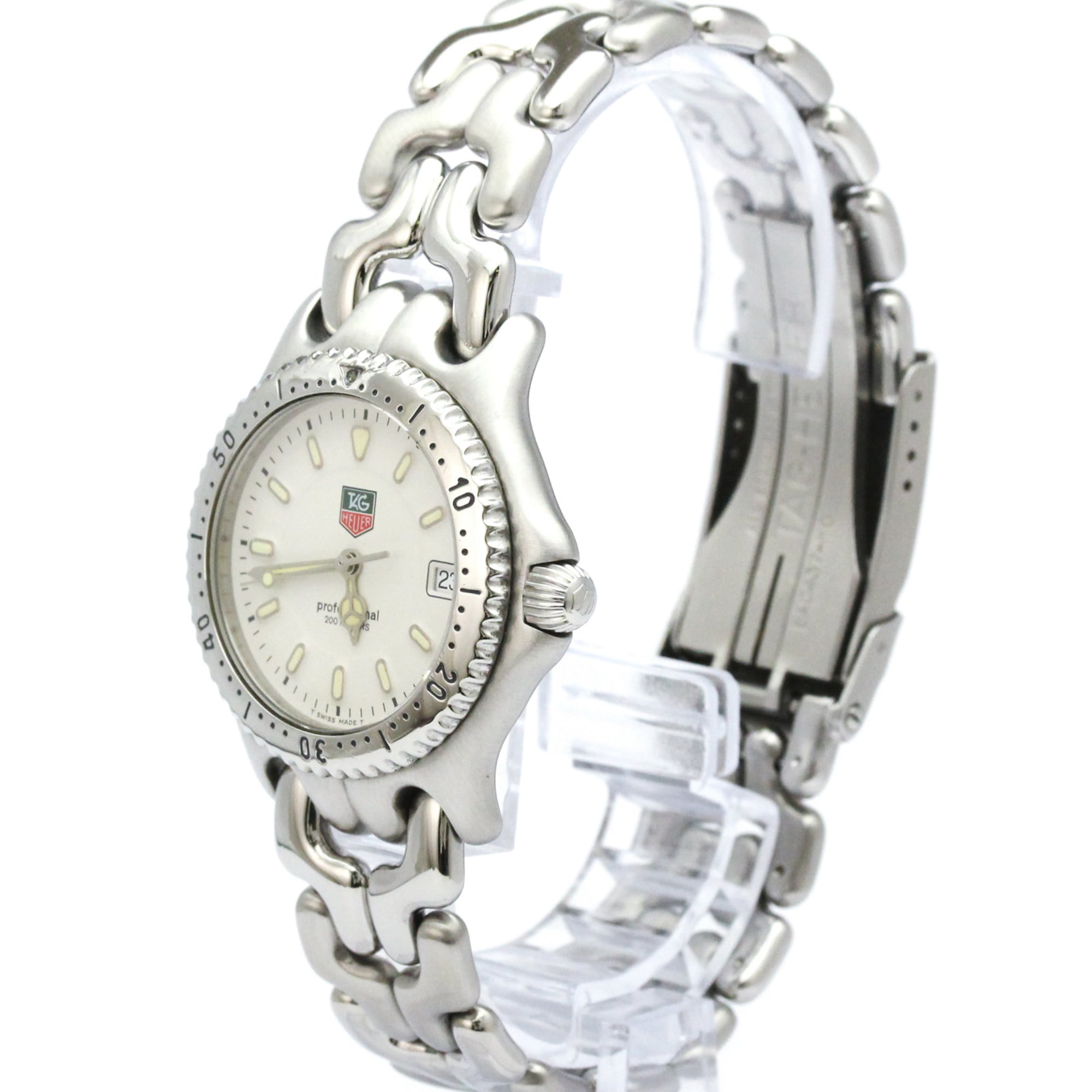 TAG HEUER Sel Professional 200M Steel Mid Size Watch WG1212 Polished — Very Good