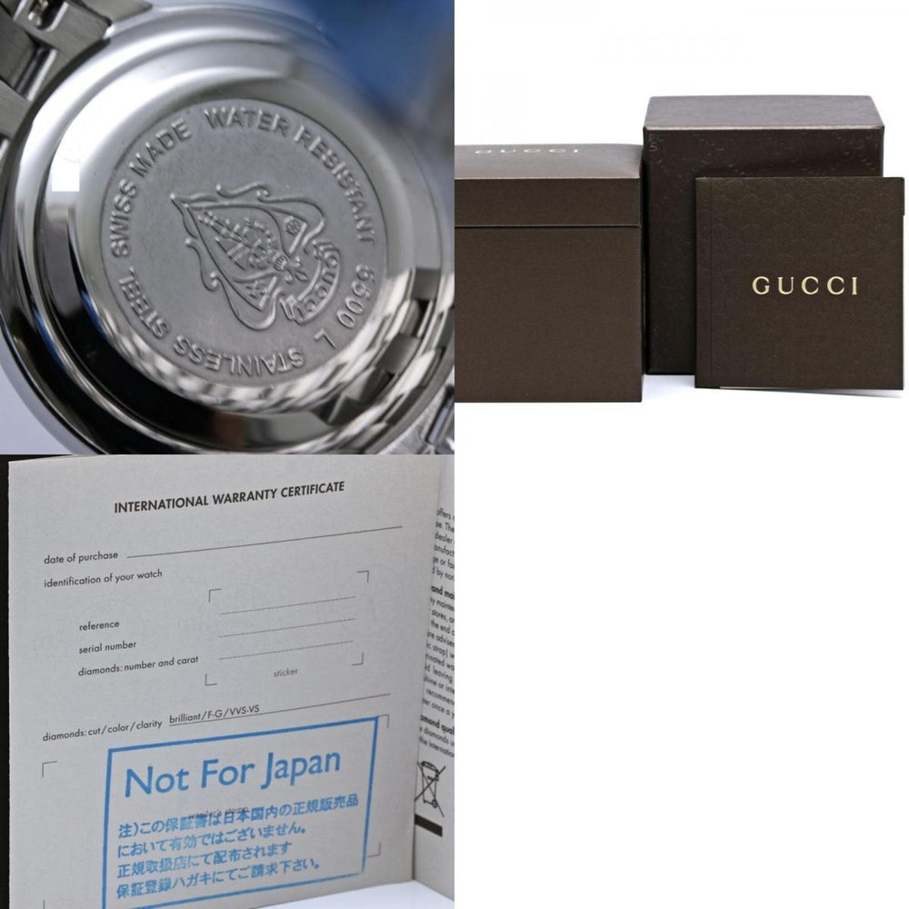 GUCCI G-Class Diamond Watch YA055501 5500L Women's SS 40521 — Good