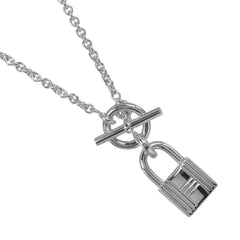 Hermes Cadena Amulet Necklace Silver 925 Approx. 12.16g Women's — Like New
