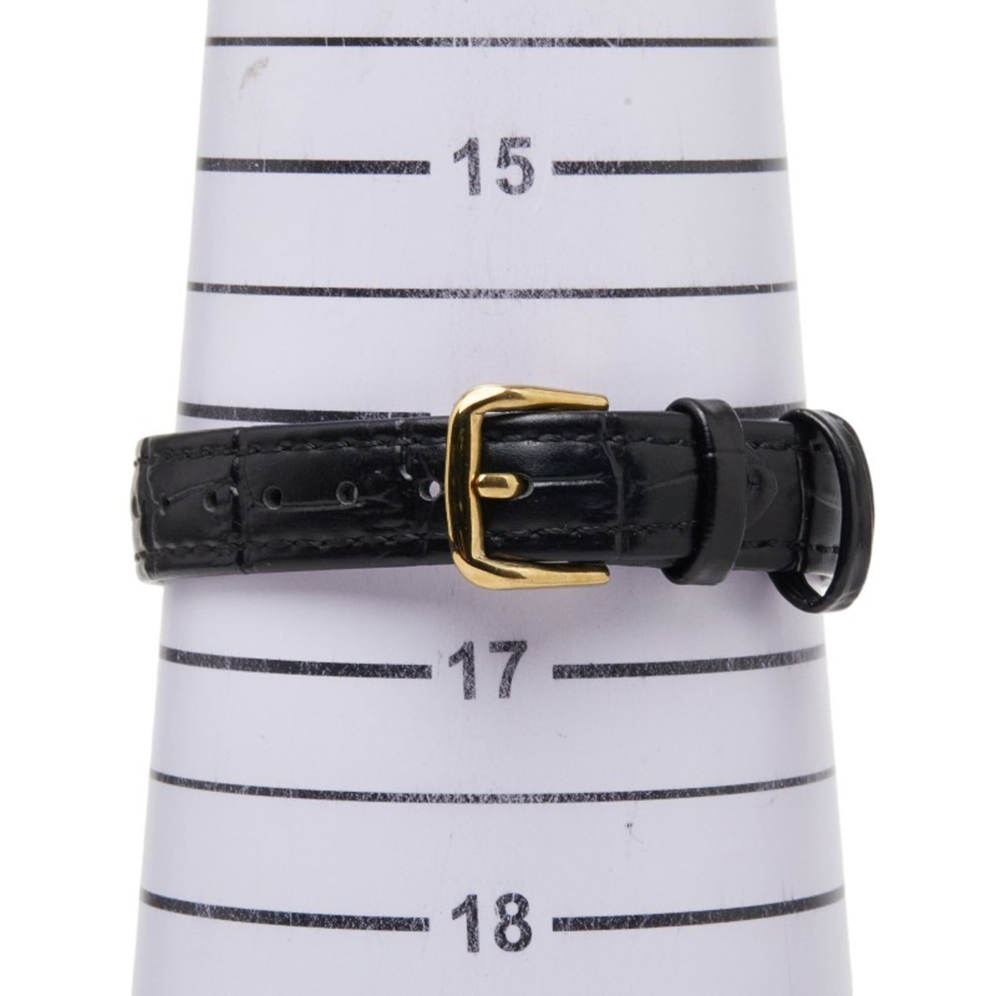 Saint Laurent Macaron Leather-In Watch 4-831268 Quartz Brown Dial Metal Leather Women's SAINT LAURENT — Good