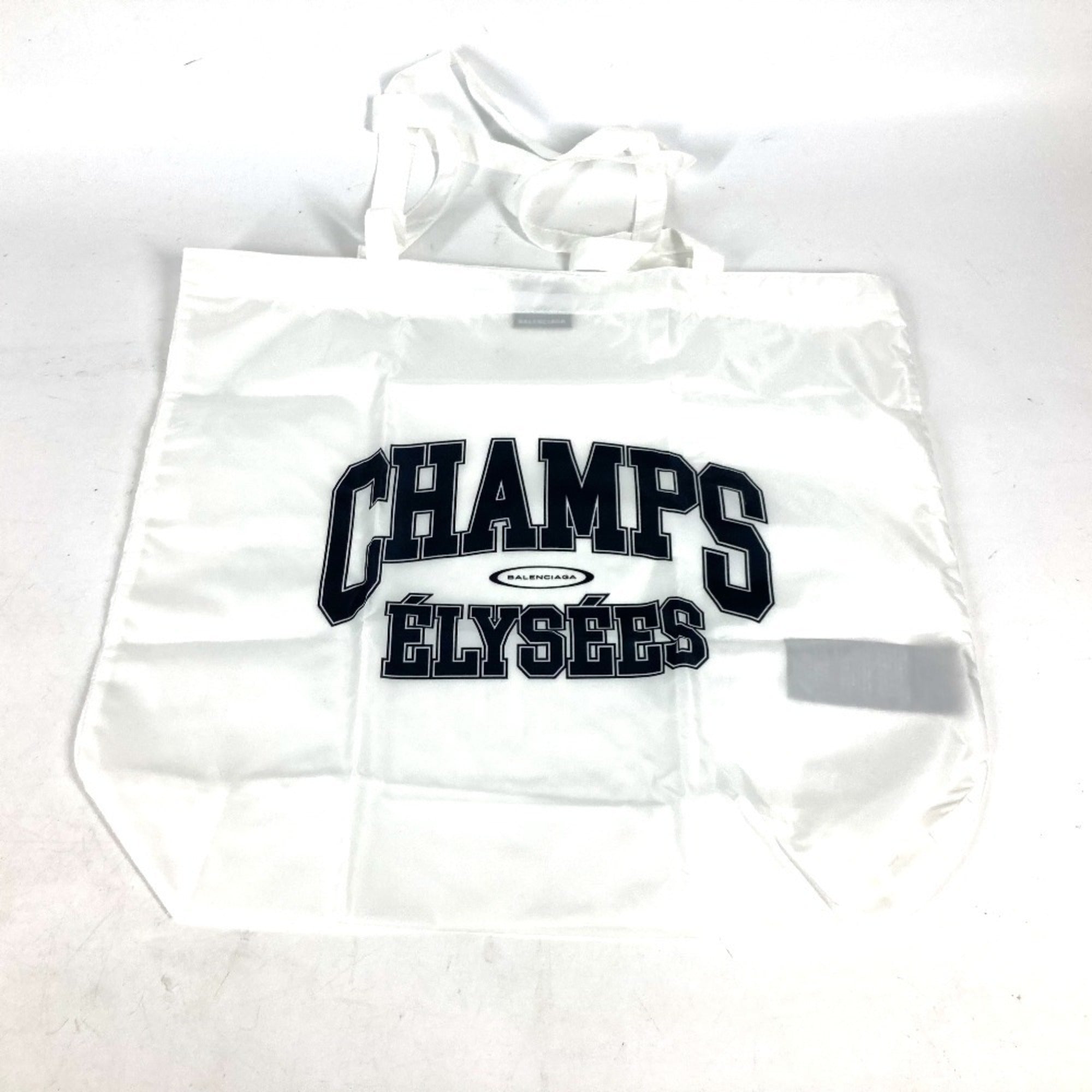 BALENCIAGA Eco Bag Tote Shoulder Nylon Men's Women's White — New - Store Return
