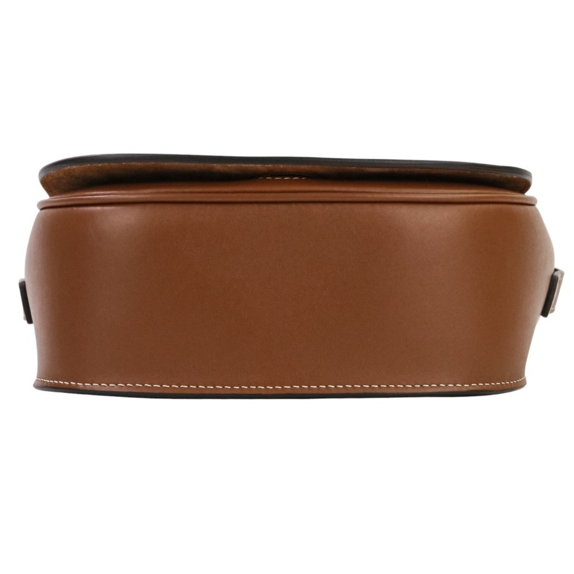CELINE Folco Cuir Triomphe Shoulder Bag, Brown, Women's, Luxs, Pre-owned Brands — Like New