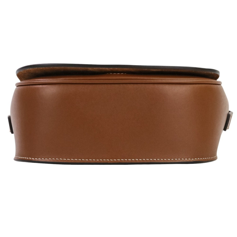 CELINE Folco Cuir Triomphe Shoulder Bag, Brown, Women's, Luxs, Pre-owned Brands — Like New