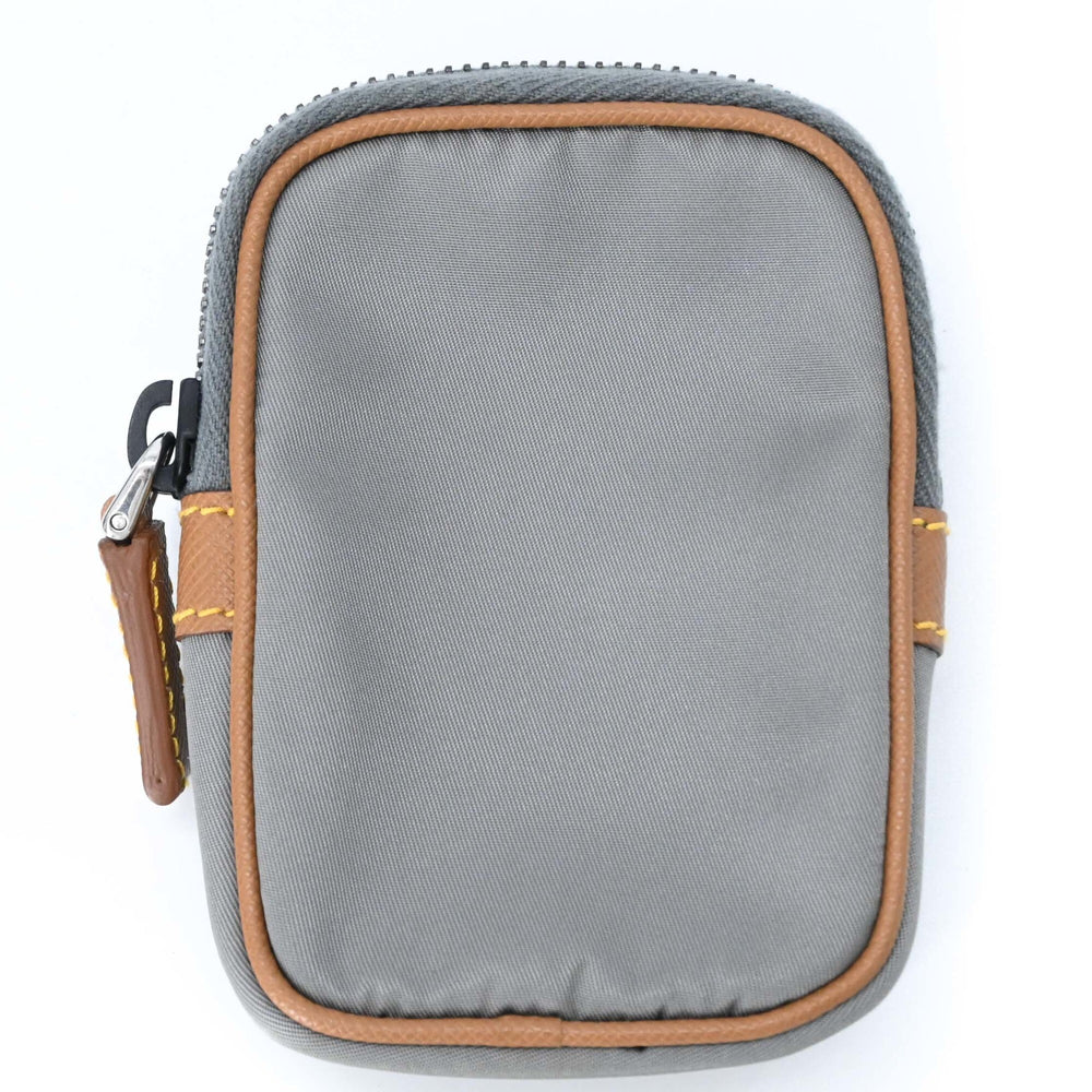 PRADA Tessuto Re-Nylon Triangle Shoulder Bag, Black, Gray, Brown, 2VD769 — New - Store Return