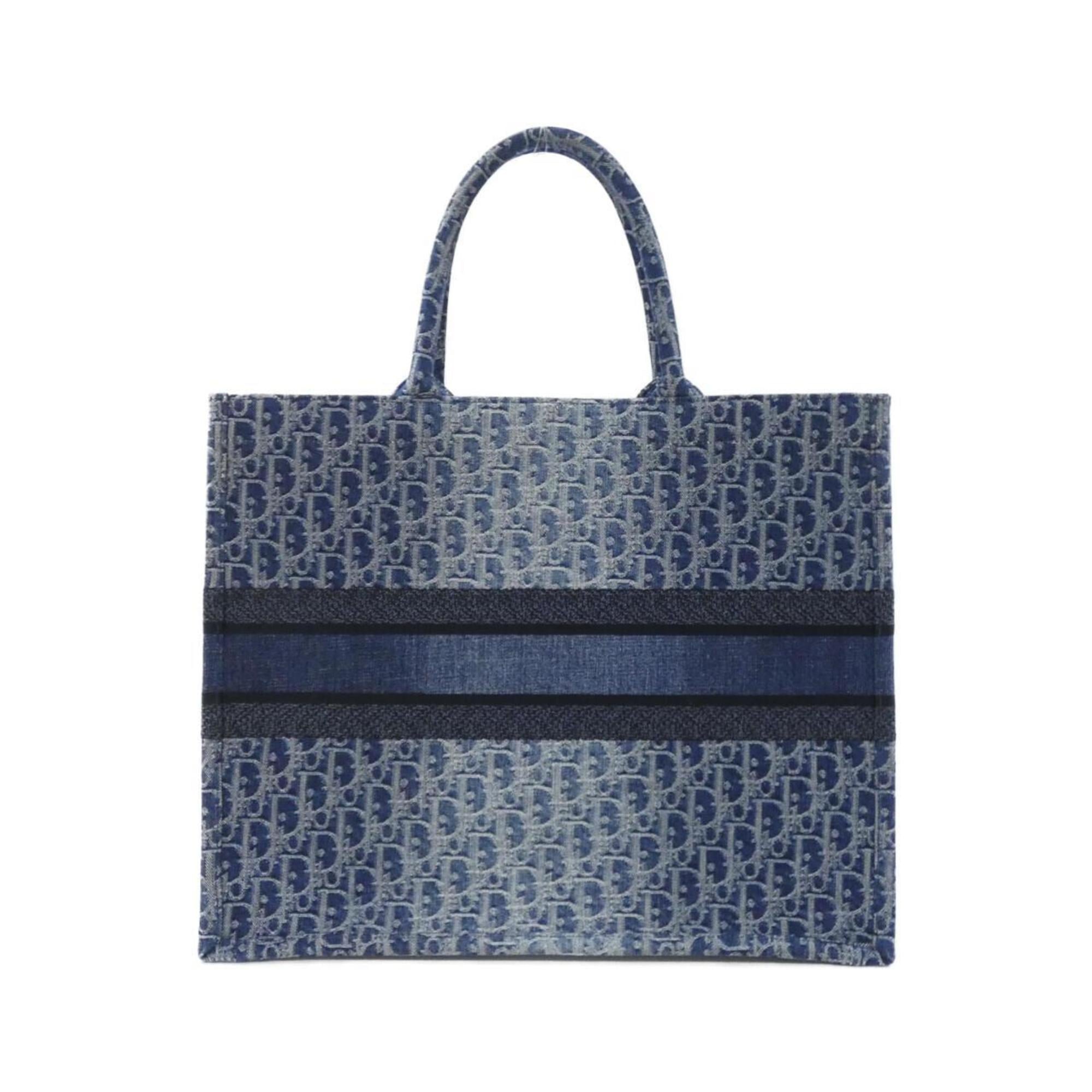 Christian Dior DENIM DIOR OBLIQUE Book Tote Large M1286ZEGC Handbag