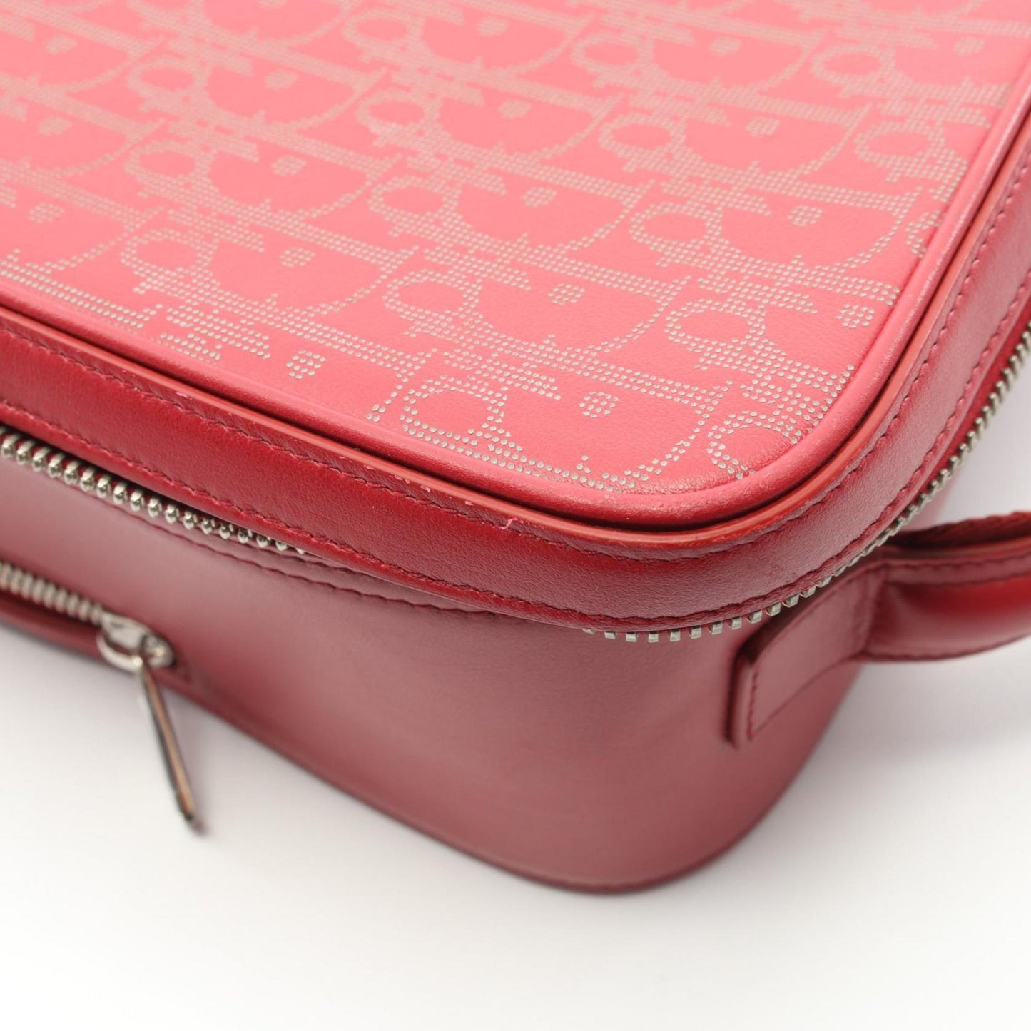 Christian Dior Dior World Tour waist bag, body leather, men's, red