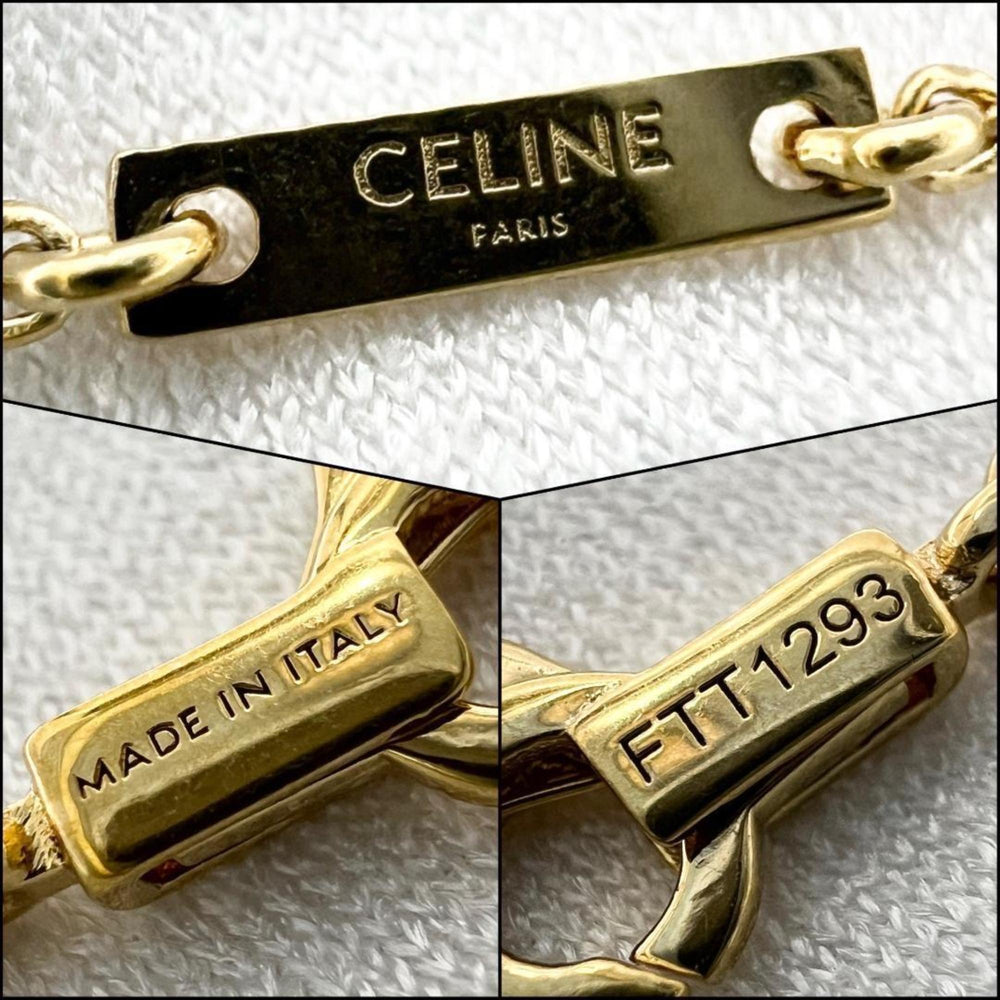 CELINE Women's Trinoff Pendant Necklace Rose Quartz — Like New