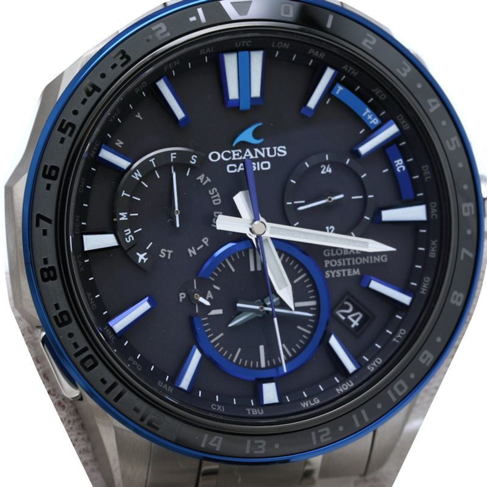 CASIO Oceanus OCW-G1200-1AJF Men's Titanium Watch 130550 — New - Store Return