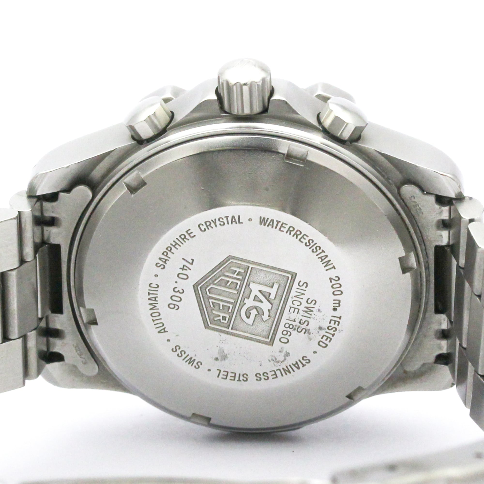 TAG HEUER Chronograph Diver Steel Automatic Mens Watch 740.306 — Good