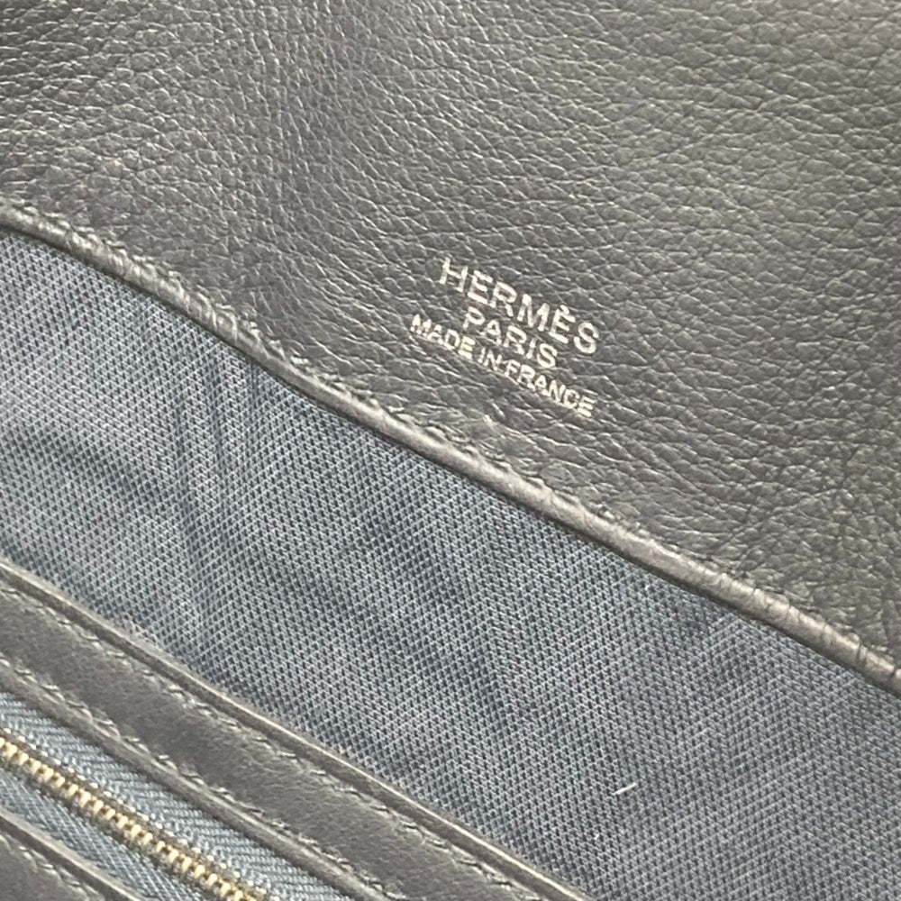 HERMES City Slide Pouch Clutch Bag for Men, Navy ME-240905-6 — Like New