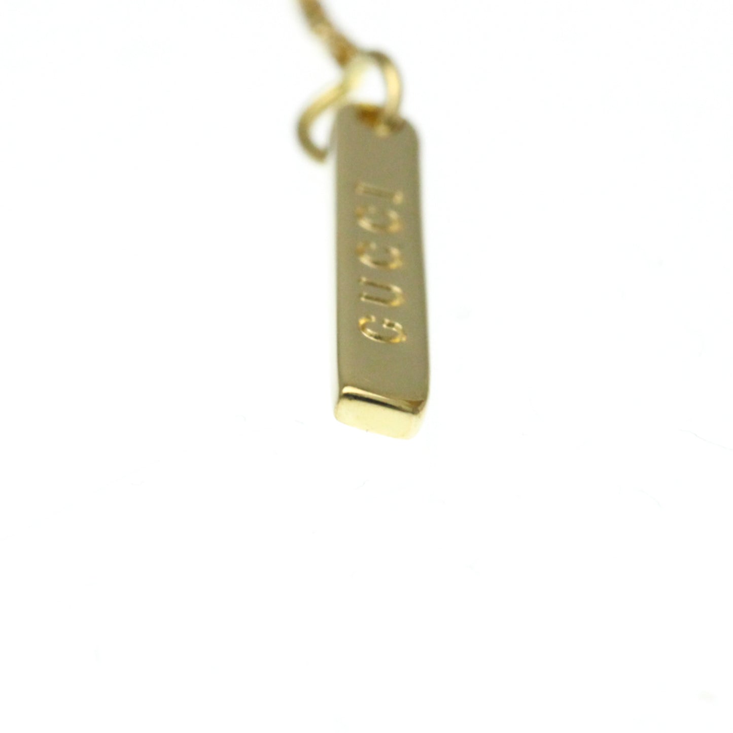 Gucci Lariat Necklace Yellow Gold (18K) No Stone Men,Women Fashion Pendant Necklace (Gold)