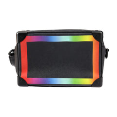 LOUIS VUITTON Louis Vuitton Mini Soft Trunk Taiga Shoulder Bag M30351 Leather Black Rainbow Pochette 2412063010061R1 — Like New