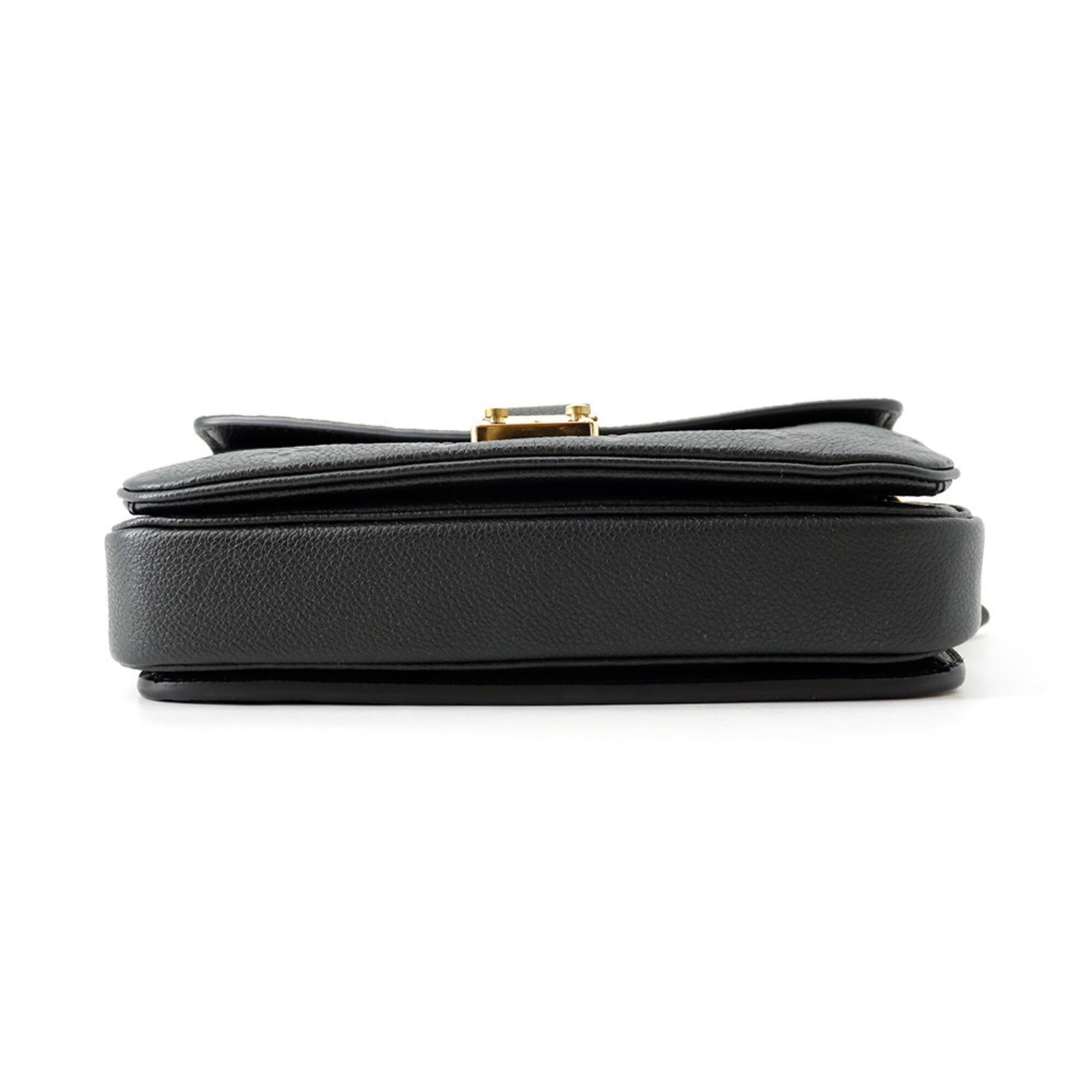 Louis Vuitton Monogram Empreinte Pochette Métis EW M46595 2-way Shoulder Bag, Black. Handbag for Women. LOUIS VUITTON — Like New