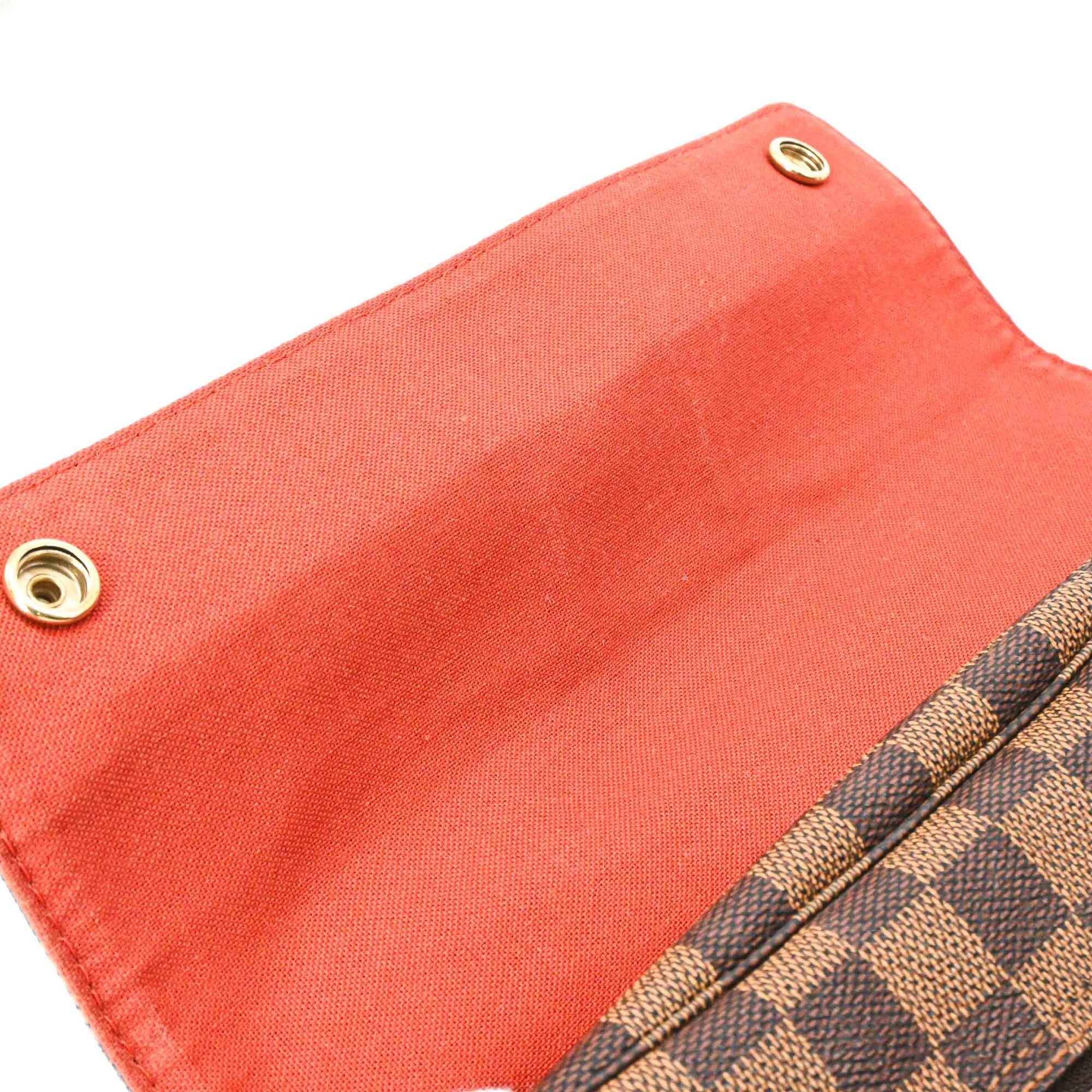 LOUIS VUITTON Naviglio Damier Azur Shoulder Bag, Brown, Men's/Women's, N45255 — Like New