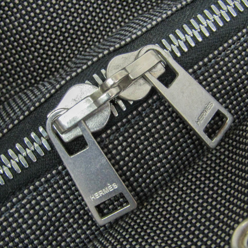 Hermes Her Line PM Women,Men Polyamide,Polyester Tote Bag Black,Gray — Like New