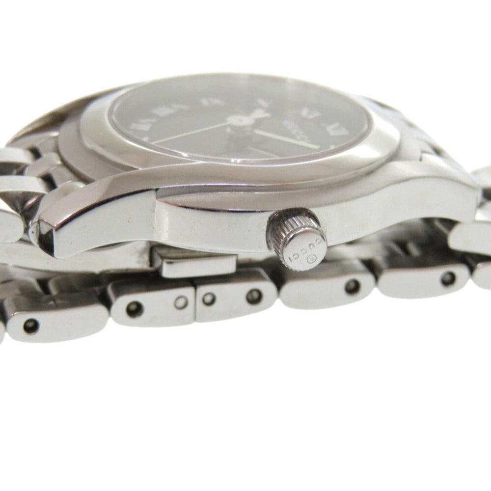 Gucci 5500L Stainless Steel Black and Silver Quartz Watch with Dial 1492GUCCI — Good