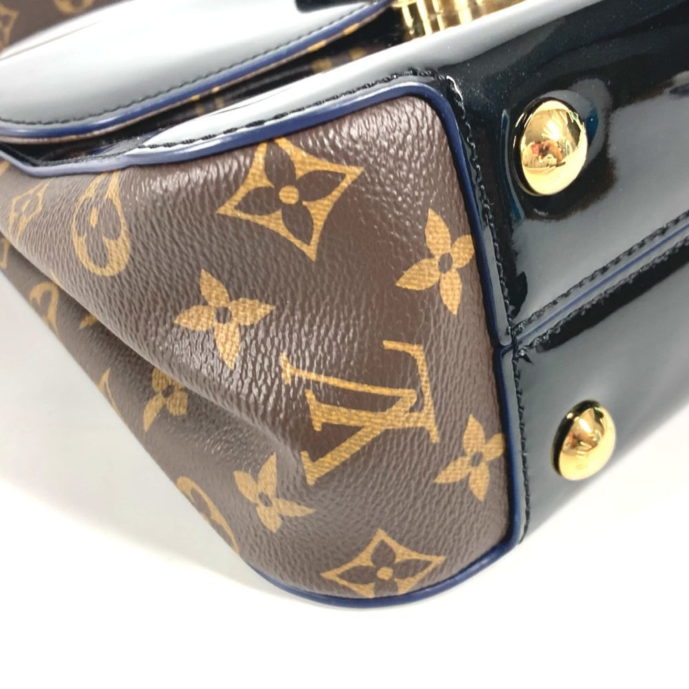 LOUIS VUITTON M53353 Monogram Cherrywood PM Handbag Patent Leather Canvas Women's Black G-240810-17 — Like New