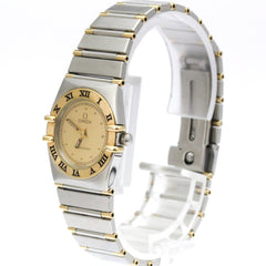 OMEGA Constellation 18K Gold Steel Ladies Watch 795.1080 Polished — Very Good