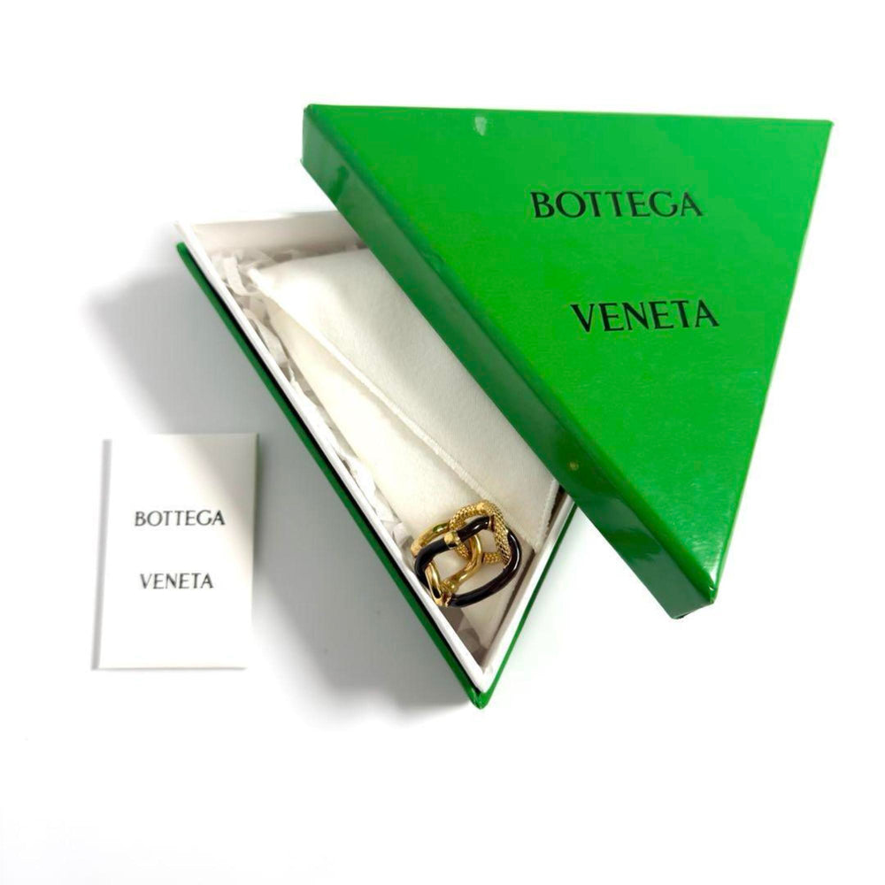 Bottega Veneta Men's Intrecciato Chain Ring — Like New