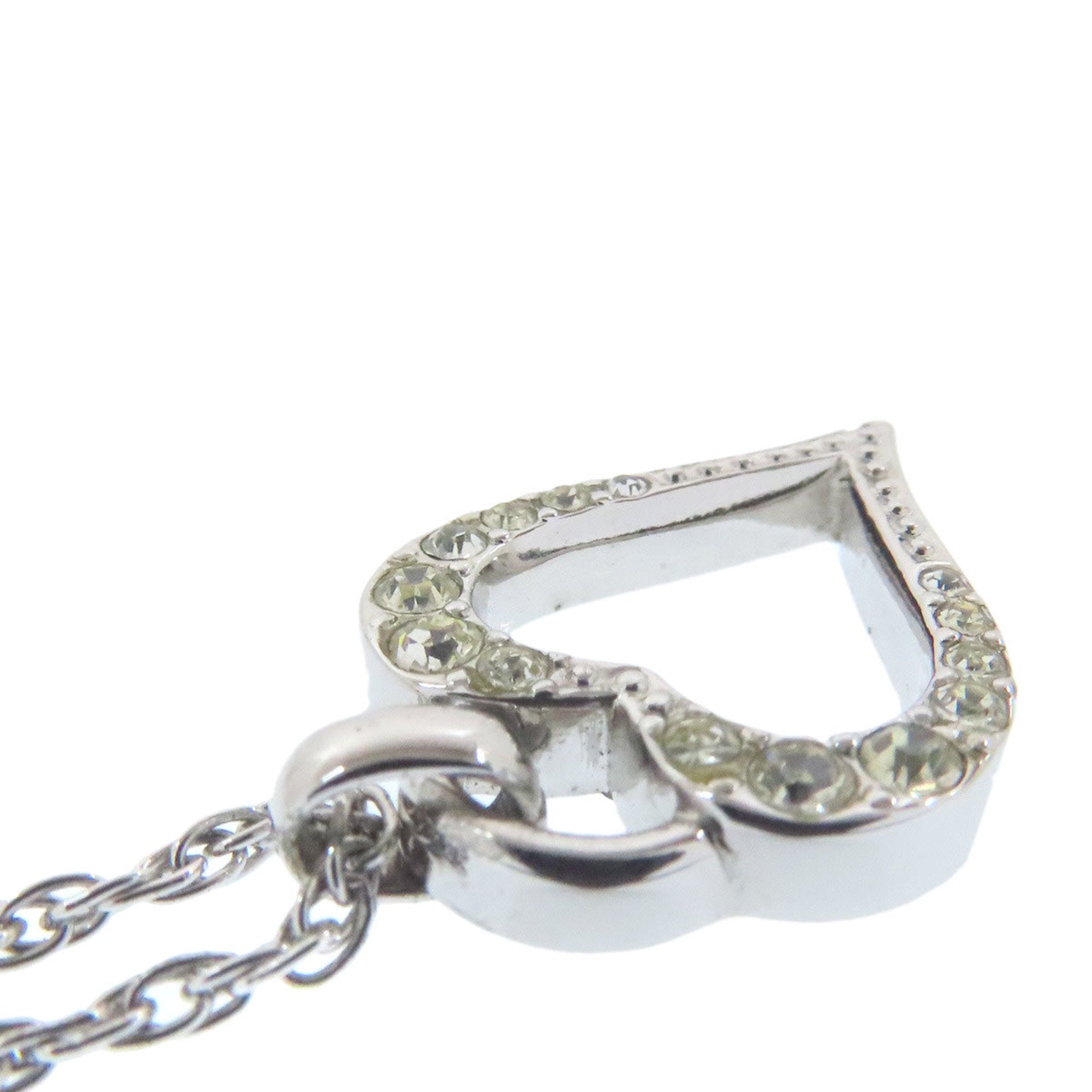 Christian Dior Heart Rhinestone Necklace for Women CHRISTIAN DIOR