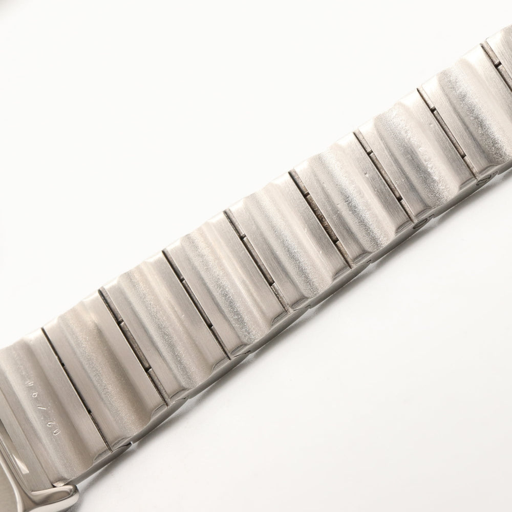 Cartier Santos Galbee SM Watch, 18K (Yellow Gold) Stainless Steel, Ladies, Silver Tone, W20012C4 — Very Good