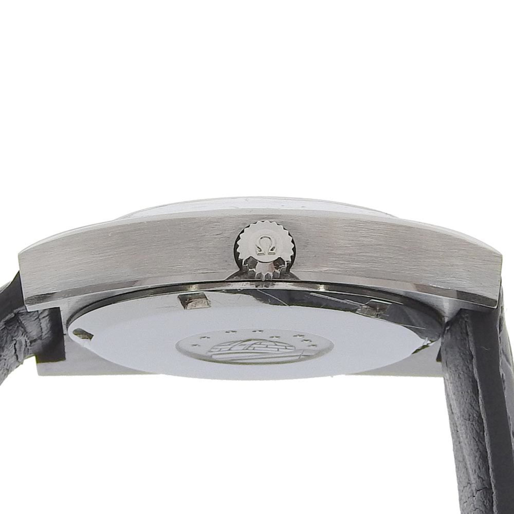 OMEGA Constellation Watch Chronometer cal.1001 Stainless Steel x Embossed Leather Automatic Silver Dial Men's S120924440 — Good