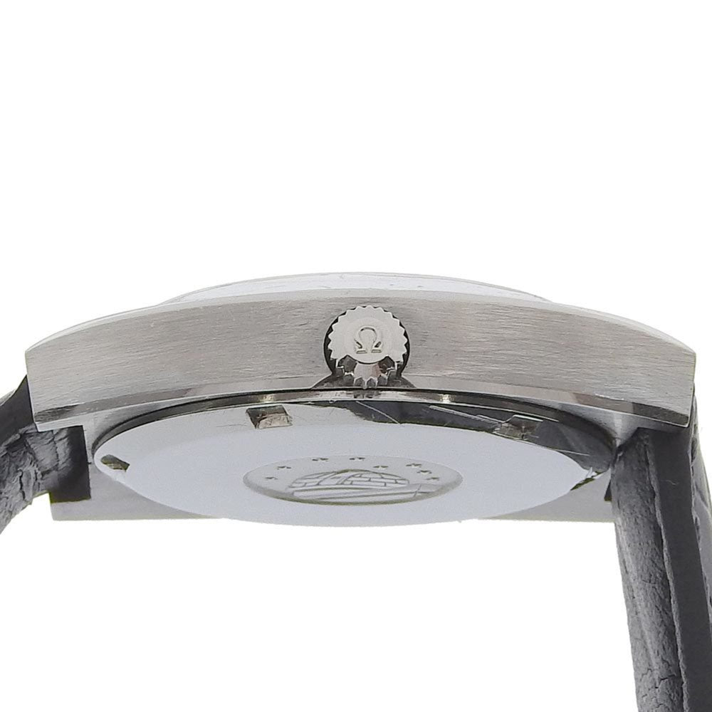 OMEGA Constellation Watch Chronometer cal.1001 Stainless Steel x Embossed Leather Automatic Silver Dial Men's S120924440 — Good