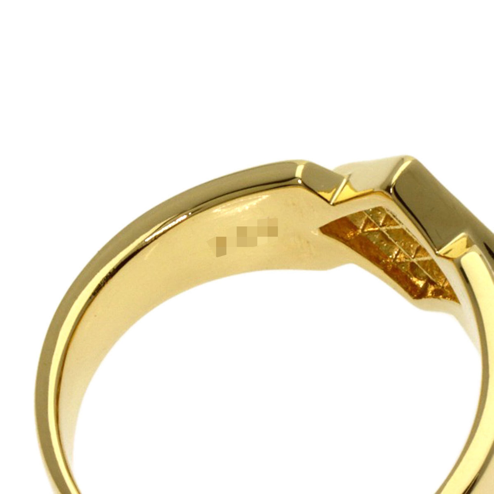 Christian Dior Dior Diamond Ring, 18K Yellow Gold, Women's — Like New