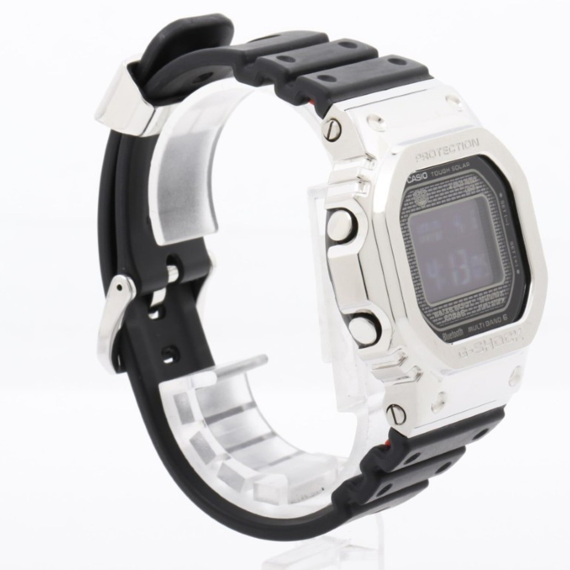 CASIO G-SHOCK FULL METAL 5000 SERIES GMW-B5000-1JF Black Silver Stainless Steel Men's Digital Watch — Good