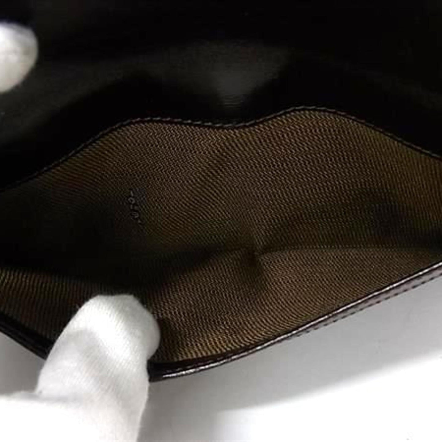 FENDI Zucca Wallet 2804・01339 Brown Canvas and Leather Double Bifold Long for Men Women