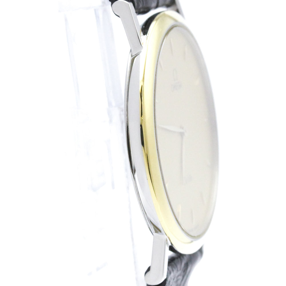 OMEGA De Ville Prestige Quartz Gold Plated Mens Watch 7400.11 Polished — Very Good