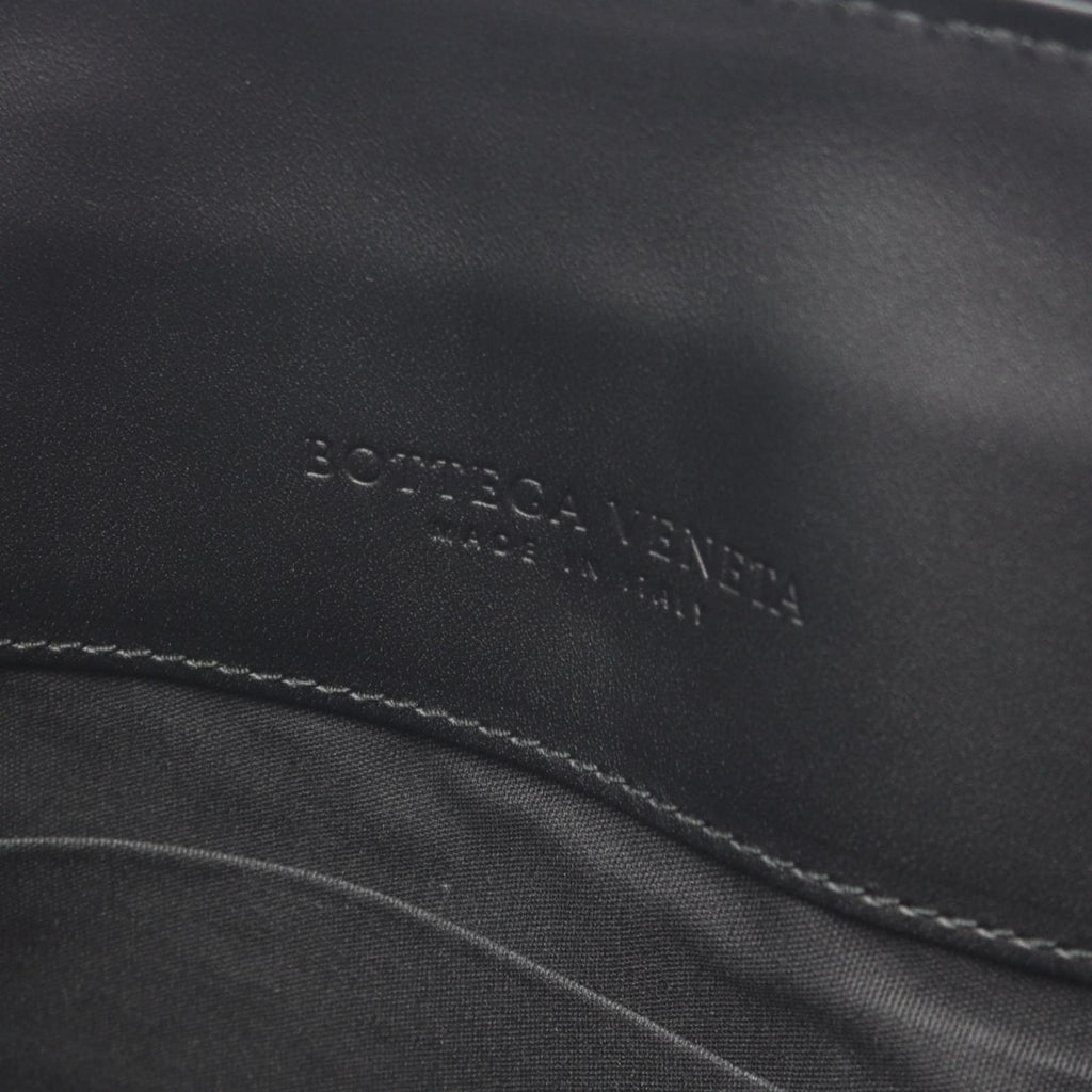 Bottega Veneta Intrecciato Leather Second Bag/Clutch Bag, Men's, Black