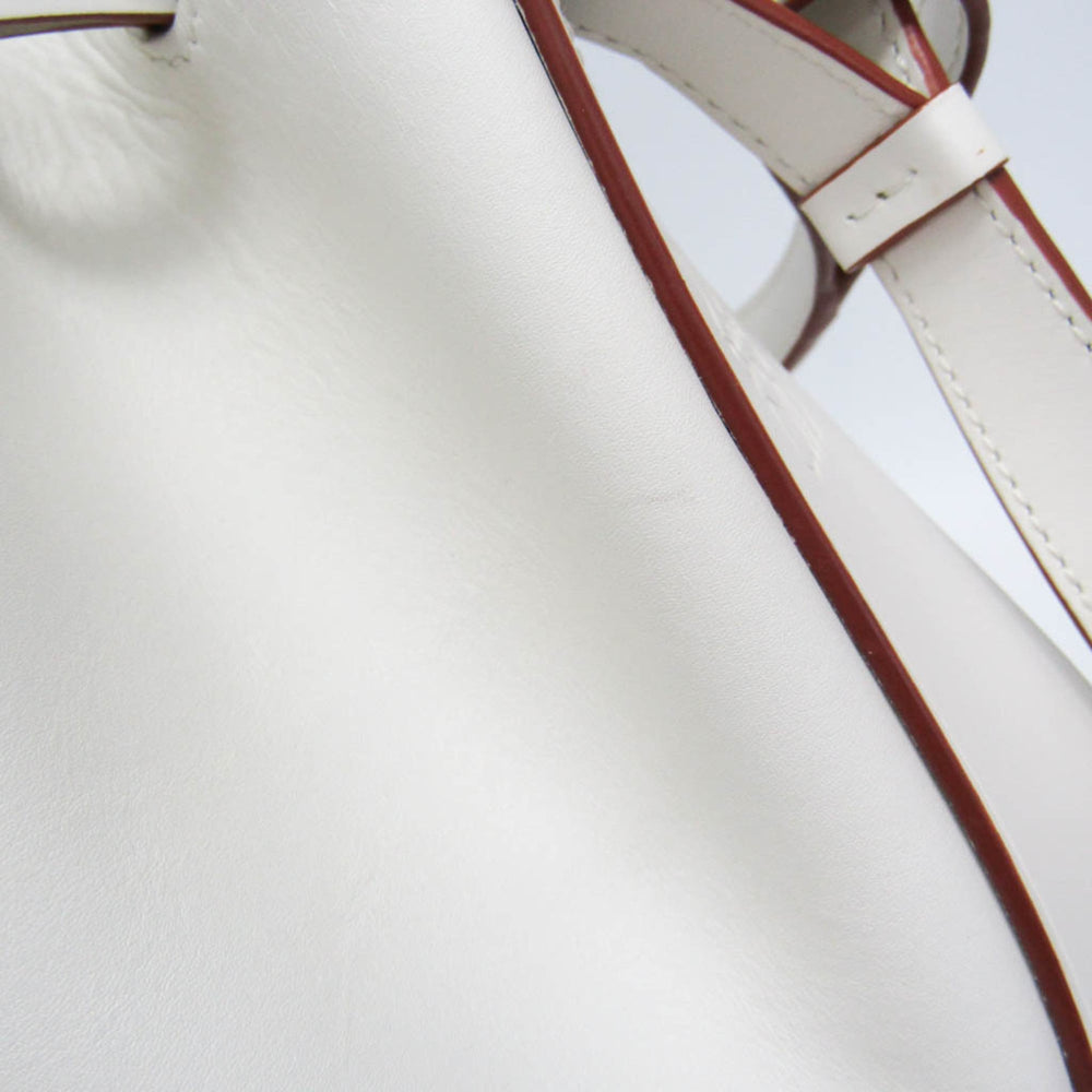Loewe Balloon Medium Women's Leather Shoulder Bag White — Like New