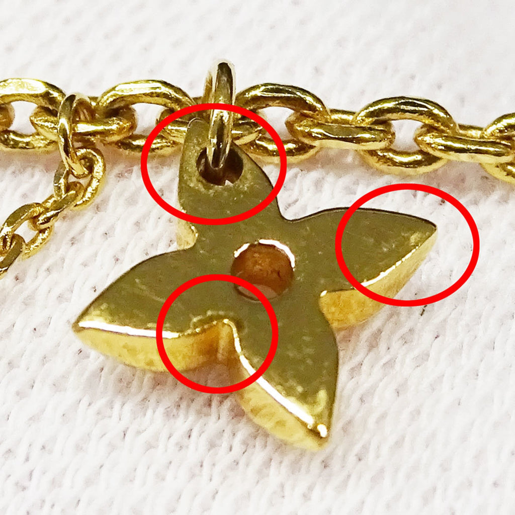 Louis Vuitton Blooming Gold Bracelet, M64858, Women's, Chain Accessory