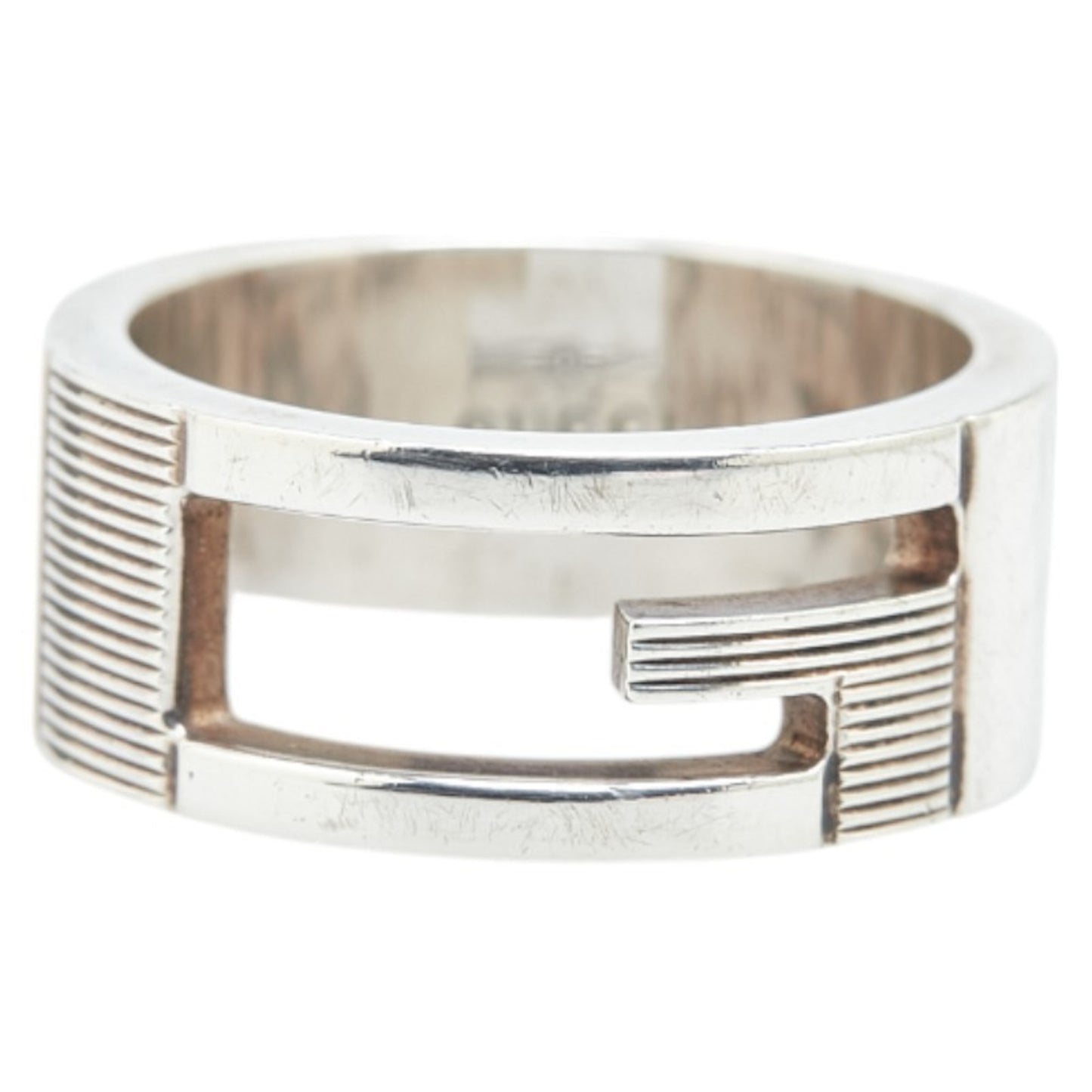 Gucci Branded G Ring #11 SV925 Silver Women's GUCCI