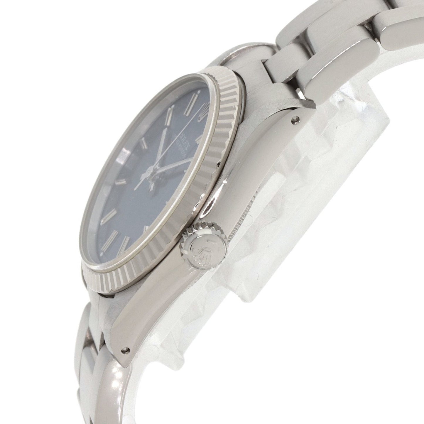 Rolex 67514 Oyster Perpetual Watch in Stainless Steel/SS/18K White Gold for Boys